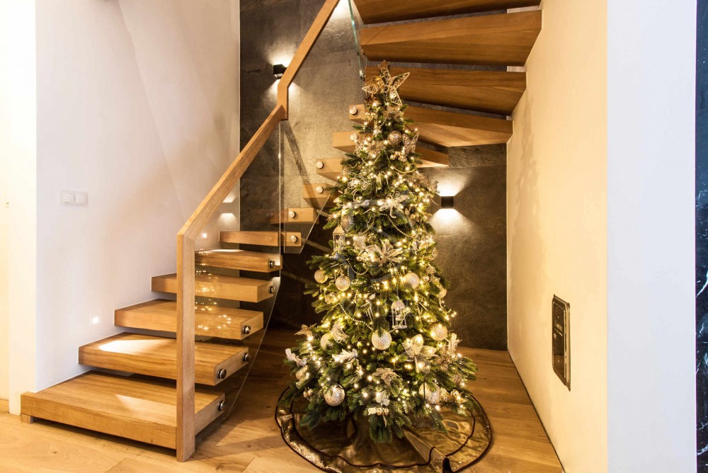 schody półkowe drewniane